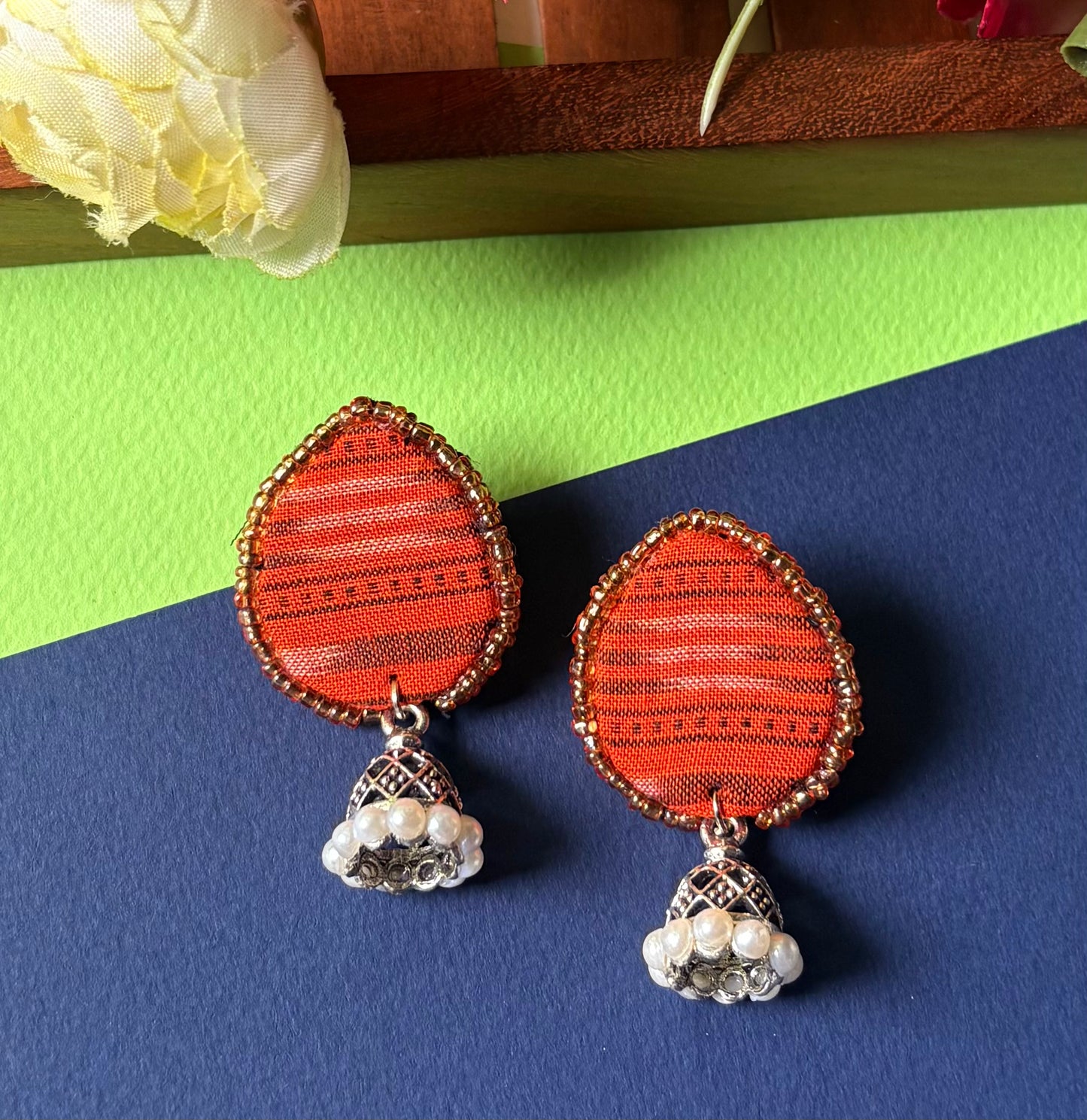 Orange Candy Pop Earrings