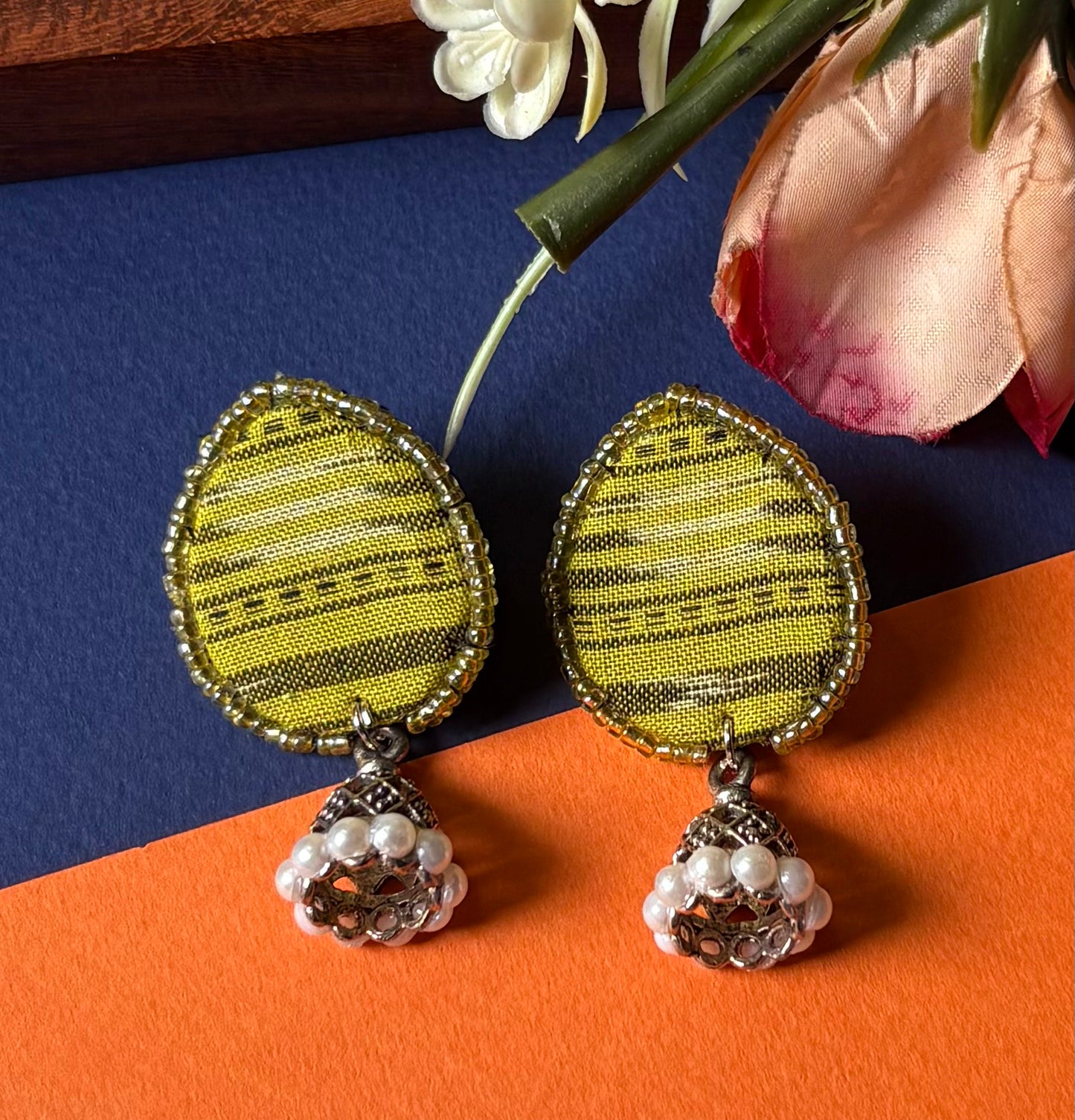 Henna Green Candy Pop Earrings