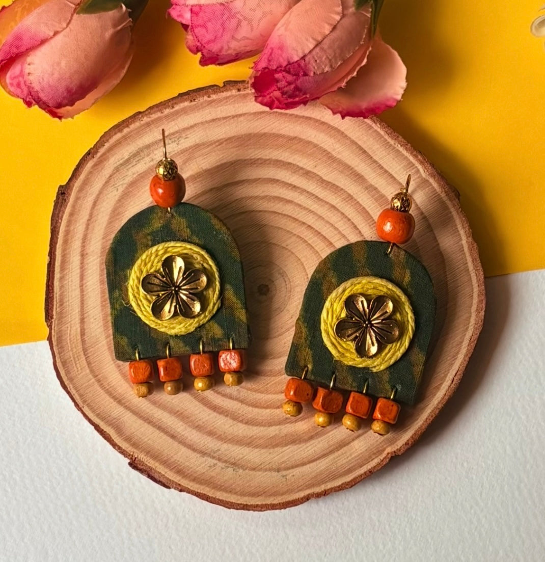 Saffron Earrings