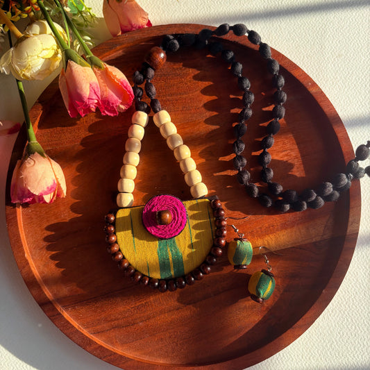 Zoya Necklace ( Yellow )